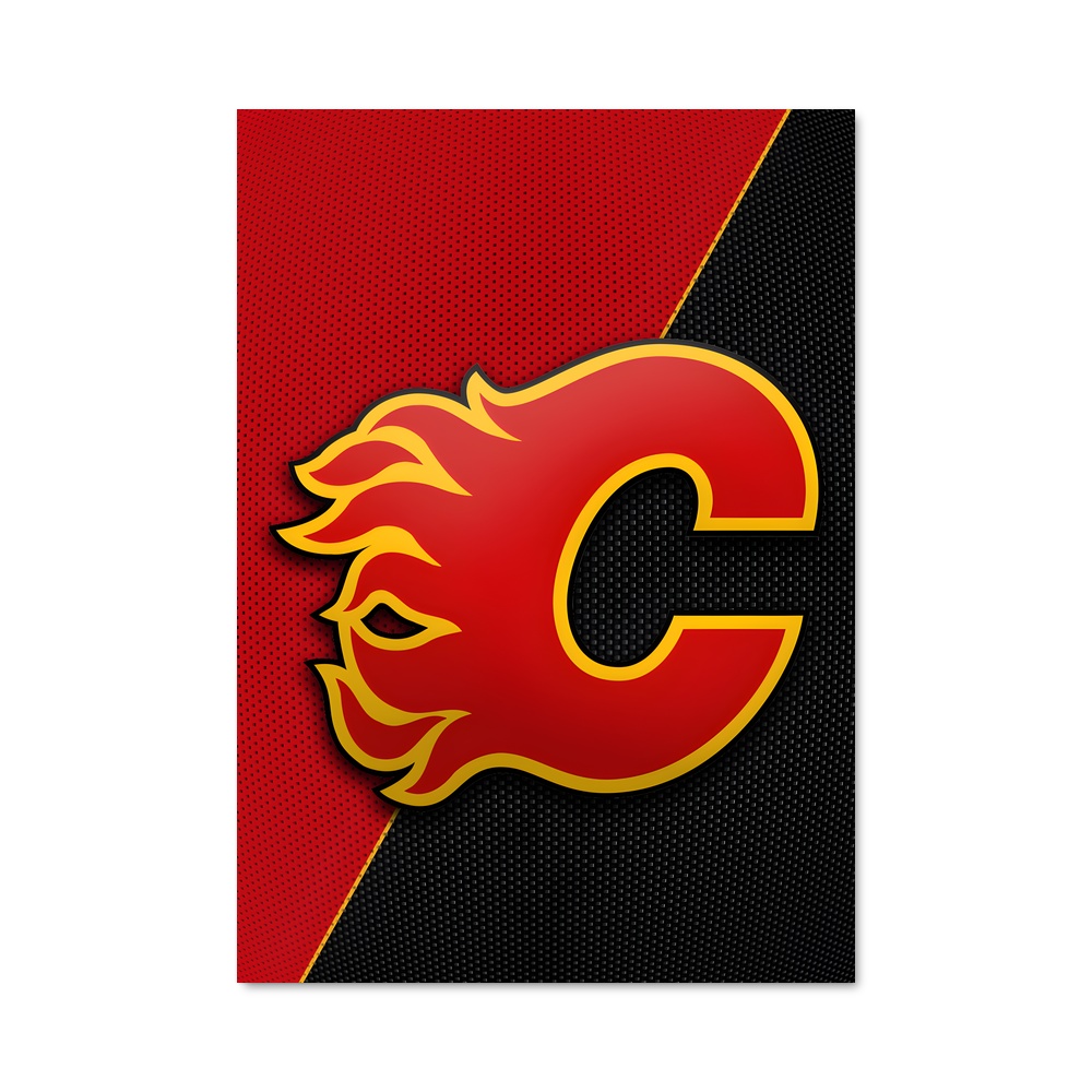 Poster Flames de Calgary